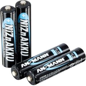 Ansmann Hr03 Batteria Ricaricabile Ministilo (aaa) Nizn 550 Mah 1.6 V 4 Pz. - Ansmann Hr03 Batteria Ricaricabile Ministilo (aaa) Nizn 550 Mah 1.6 V 4 Pz. -