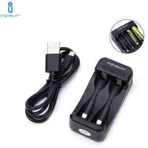 AIGOSTAR Caricabatterie Universale 2 Slot Per Pile Ricaricabili Ni-mh E Ni-cd Stilo Aa Ministilo Aaa AIGOSTAR Caricabatterie Universale 2 Slot Per Pile Ricaricabili Ni-mh E Ni-cd Stilo Aa Ministilo Aaa