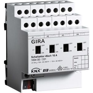 Gira attuatore di commutazione KNX a 4 canali - Controllo scene Gira attuatore di commutazione KNX a 4 canali - Controllo scene