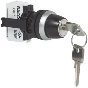 BACO L21LA00G Interruttore a chiave - Anello frontale in plastica - Interruttore BACO L21LA00G Interruttore a chiave - Anello frontale in plastica - Interruttore
