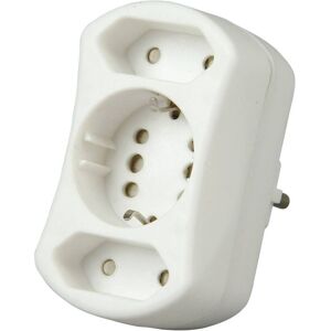 Kopp 179602001 3 Scomparti Multipresa Bianco - Kopp 179602001 3 Scomparti Multipresa Bianco -