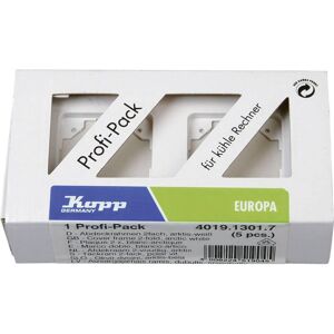 Kopp 2 Vie Telaio Di Copertura Europa Bianco Artico, Opaco 401913017 5 Pz. - Kopp 2 Vie Telaio Di Copertura Europa Bianco Artico, Opaco 401913017 5 Pz. -