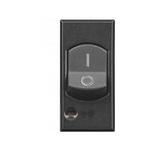 Interruttore B-Ticino Axolute - Bipolare 6A - Antracite Interruttore B-Ticino Axolute - Bipolare 6A - Antracite