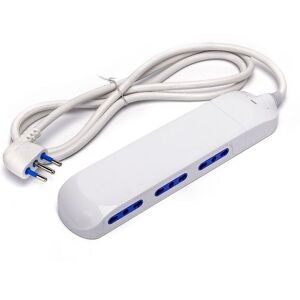 AIGOSTAR Ciabatta Multipresa Elettrica Slim 6 Posti Con Cavo Da 1,5m &8211 6 Prese Bipasso AIGOSTAR Ciabatta Multipresa Elettrica Slim 6 Posti Con Cavo Da 1,5m &8211 6 Prese Bipasso