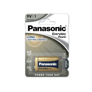 Panasonic Blister da 1 pila alcaline 9V  "Everyday Power" - 9V, 6LR61, MN1604
