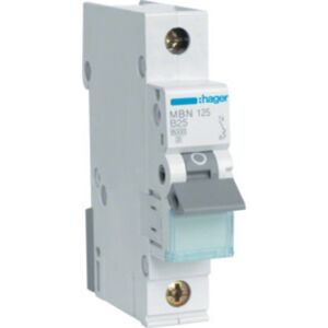 Hager MBN125 Interruttore Magnetotermico 25A - Protezione da Sovraccarico & Cortocircuito Hager MBN125 Interruttore Magnetotermico 25A - Protezione da Sovraccarico & Cortocircuito