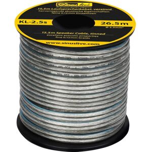 SinusLive Cavo Per Altoparlanti 1 X 2.5 Mm² Argento Kl-2,5s 15.5 M SinusLive Cavo Per Altoparlanti 1 X 2.5 Mm² Argento Kl-2,5s 15.5 M