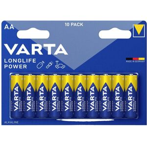 Varta LR6 Confezione da 10 Batterie AA Alcaline - Batterie Varta LR6 Confezione da 10 Batterie AA Alcaline - Batterie