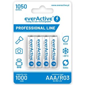 A PLACE FOR EVERYTHING Batterie Aaa/r03 Everactive Professional Line Da 1050 Mah, Confezione Da 4 Pezzi A PLACE FOR EVERYTHING Batterie Aaa/r03 Everactive Professional Line Da 1050 Mah, Confezione Da 4 Pezzi