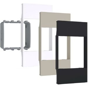 VEMER Kit Installazione Mont. Living Now 2 Moduli Bi/nr/sab Ve793400 - VEMER Kit Installazione Mont. Living Now 2 Moduli Bi/nr/sab Ve793400 -