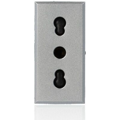 BTicino - Hc4180 - Presa 2p+t 10/16a 250 Vac - Bipasso Interasse 19mm E 26mm - Alveoli Schermati - Tech - Axolute BTicino - Hc4180 - Presa 2p+t 10/16a 250 Vac - Bipasso Interasse 19mm E 26mm - Alveoli Schermati - Tech - Axolute