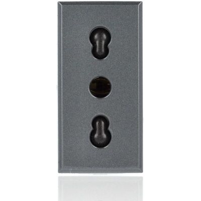 Presa Bticino Axolute - 2P+T, 10/16A, Protezione, Interno Presa Bticino Axolute - 2P+T, 10/16A, Protezione, Interno