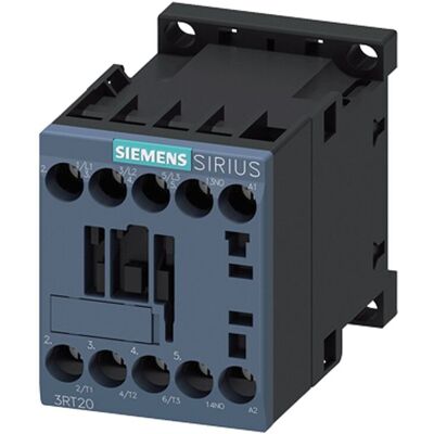 Contattore Siemens S00 - 3 poli, 5,5kW, 400V AC, 12A, bobina 110V Contattore Siemens S00 - 3 poli, 5,5kW, 400V AC, 12A, bobina 110V