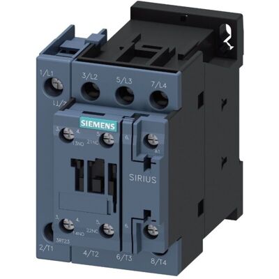 Contattore Siemens - 35A, 4 poli, 24V AC - SIRIUS Contattore Siemens - 35A, 4 poli, 24V AC - SIRIUS