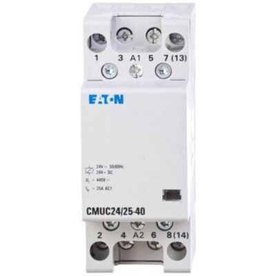 Eaton CMUC24/25-40 - Relè 24V AC/DC, 4S, 25A Eaton CMUC24/25-40 - Relè 24V AC/DC, 4S, 25A