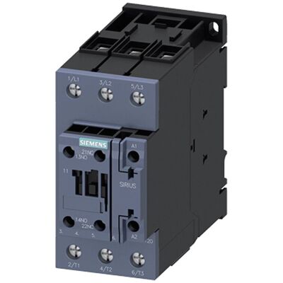 Contattore Siemens 3RT20371AB00 - 3 poli 65A Contattore Siemens 3RT20371AB00 - 3 poli 65A