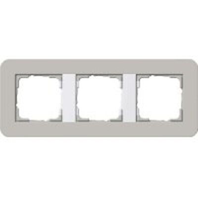 GIRA Cornice 3 Grigio/bianco Puro 0213412 GIRA Cornice 3 Grigio/bianco Puro 0213412