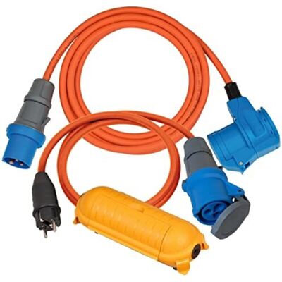 Brennenstuhl - Starter Set Camping 1509900015 Accessorio Cee 3 Poli 230 V 1 Kit Brennenstuhl - Starter Set Camping 1509900015 Accessorio Cee 3 Poli 230 V 1 Kit