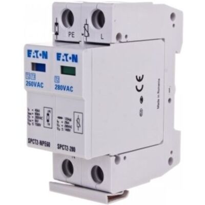 Eaton SPCT2-280/2 Protezione da sovratensioni - 2P, 280VAC Eaton SPCT2-280/2 Protezione da sovratensioni - 2P, 280VAC