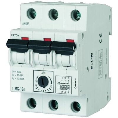 Interruttore protezione motore Noname Z-MS-40/3 - 40A - IP20 Interruttore protezione motore Noname Z-MS-40/3 - 40A - IP20