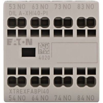 Eaton Blocco contatti ausiliari, 4 contatti, 4 NA - Blocco ausiliario Eaton Blocco contatti ausiliari, 4 contatti, 4 NA - Blocco ausiliario