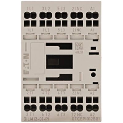Eaton DILM12-01 Contattore di potenza 3 NO 12A 5.5kW Eaton DILM12-01 Contattore di potenza 3 NO 12A 5.5kW