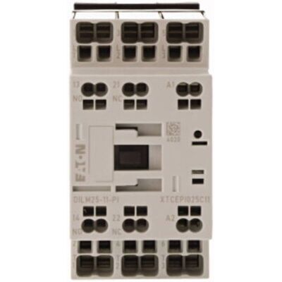 Contattore di potenza Eaton DILM25-11(RDC24) - 3 poli, 11 kW, 25 A Contattore di potenza Eaton DILM25-11(RDC24) - 3 poli, 11 kW, 25 A