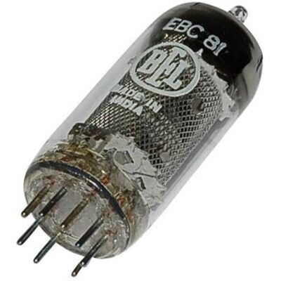Bosch EBC 81 - Tubo a vuoto con doppio diodo-triodo - Noval a 9 pin Bosch EBC 81 - Tubo a vuoto con doppio diodo-triodo - Noval a 9 pin