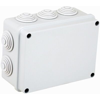 Electraline 60554 Scatola di derivazione - IP55, 120x80x50 mm, Grigia Electraline 60554 Scatola di derivazione - IP55, 120x80x50 mm, Grigia