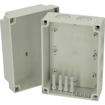 Custodia universale Fibox - 180x130x100mm, IP66/IP67, policarbonato Custodia universale Fibox - 180x130x100mm, IP66/IP67, policarbonato
