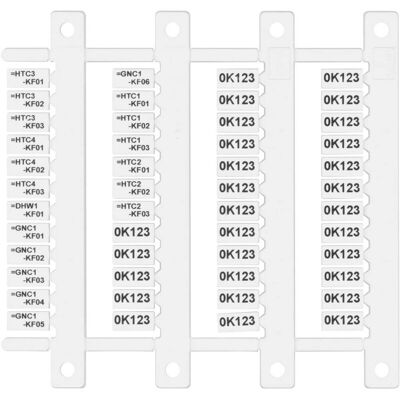 Finder 060.48 Etichette - 48 pz - Bianco Finder 060.48 Etichette - 48 pz - Bianco