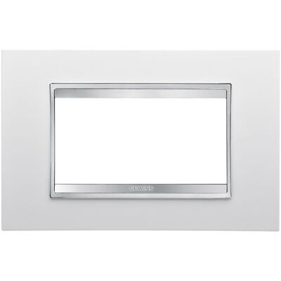 GEWISS Chorus Placca Lux 4p Bianco Gw16204tb - GEWISS Chorus Placca Lux 4p Bianco Gw16204tb -