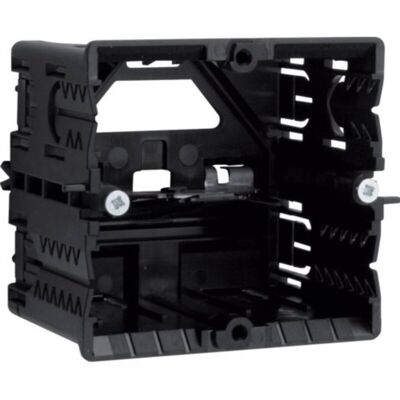 Hager GEB-K Scatola elettrica a parete - Profilo a C, Nero, 71x65mm Hager GEB-K Scatola elettrica a parete - Profilo a C, Nero, 71x65mm