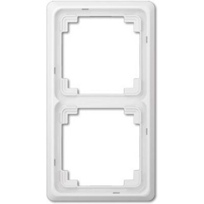 Copritab Jung bianco a 2 posti - Montaggio a parete Copritab Jung bianco a 2 posti - Montaggio a parete