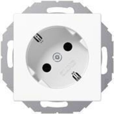 Jung Presa Schuko Bianco 45° - Presa elettrica Jung Presa Schuko Bianco 45° - Presa elettrica