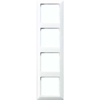 Jung AS584BFWW - Cornice elettrica 4 unità - Bianco alpino Jung AS584BFWW - Cornice elettrica 4 unità - Bianco alpino