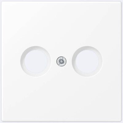 Jung LS990TVWWM - Piastra Presa TV Universale per Antenna - Pannello Antenna TV Jung LS990TVWWM - Piastra Presa TV Universale per Antenna - Pannello Antenna TV