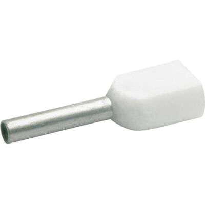 Terminale di estremità doppie Klauke 8698 - 2x0.5mm, Bianco Terminale di estremità doppie Klauke 8698 - 2x0.5mm, Bianco