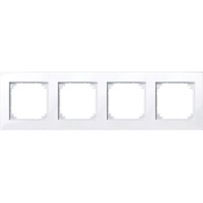 Cornice elettrica Merten M-PLAN 4f. aws/gl Cornice elettrica Merten M-PLAN 4f. aws/gl