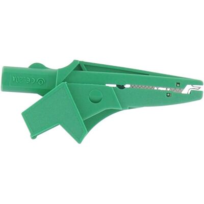 METREL - A 1309 - Verde - Isolato - Morsetto a coccodrillo METREL - A 1309 - Verde - Isolato - Morsetto a coccodrillo