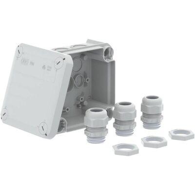 Scatola di derivazione OBO Bettermann - 114x114mm, IP67, Plastica Scatola di derivazione OBO Bettermann - 114x114mm, IP67, Plastica