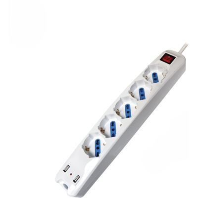 ALCAPOWER Multipresa Elettrica 5 Prese Bipasso Schuko 3500w Con 2 Porte Usb 2.1a, Cavo 1.5m E Spina Salvaspazio 90° Per Ufficio E Casa Alta Qualità ALCAPOWER Multipresa Elettrica 5 Prese Bipasso Schuko 3500w Con 2 Porte Usb 2.1a, Cavo 1.5m E Spina Salvaspazio 90° Per Ufficio E Casa Alta Qualità