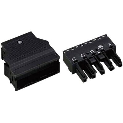 Connettore di alimentazione WAGO 770-105/L010-165 Serie WINSTA MIDI - Connettore di rete Connettore di alimentazione WAGO 770-105/L010-165 Serie WINSTA MIDI - Connettore di rete