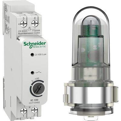 Schneider Electric CCT15482 - Interruttore luce/Timer - Sensore di Lux regolabile Schneider Electric CCT15482 - Interruttore luce/Timer - Sensore di Lux regolabile