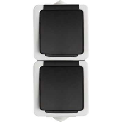 KANLUX 2p+t - Verticale - Ip54 - Protezione Dei Bambini - Grigio KANLUX 2p+t - Verticale - Ip54 - Protezione Dei Bambini - Grigio