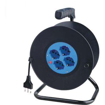 ALCAPOWER Prolunga Avvolgicavo 25 Metri Con 4 Prese Universali Schuko Bipasso, Potenza Massima 2200w, Spina Italiana 16a 3 Poli, Serie Professionale ALCAPOWER Prolunga Avvolgicavo 25 Metri Con 4 Prese Universali Schuko Bipasso, Potenza Massima 2200w, Spina Italiana 16a 3 Poli, Serie Professionale