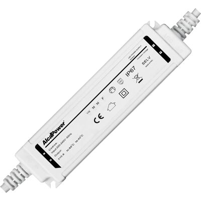 ALCAPOWER Alimentatore Switching 12v 75w 6.25a Waterproof Ip67 Per Illuminotecnica, Ideale Per Ambienti Esterni E Installazioni Professionali ALCAPOWER Alimentatore Switching 12v 75w 6.25a Waterproof Ip67 Per Illuminotecnica, Ideale Per Ambienti Esterni E Installazioni Professionali