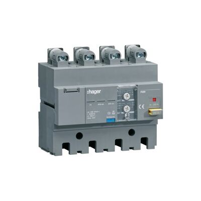 Hager HBT250H - Interruttore differenziale - 250A, 4P, Regolabile Hager HBT250H - Interruttore differenziale - 250A, 4P, Regolabile