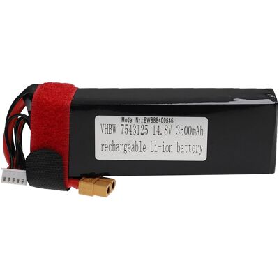 Batteria vhbw 3500mAh 14,8V Li-Polymer - Modellismo - Auto da corsa, elicottero, aereo Batteria vhbw 3500mAh 14,8V Li-Polymer - Modellismo - Auto da corsa, elicottero, aereo