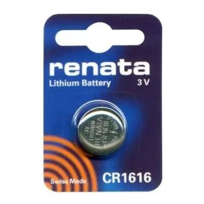 Renata Batteria A Bottone Cr1616 3 Volt 50 Mah Litio Renata Batteria A Bottone Cr1616 3 Volt 50 Mah Litio